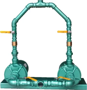 Conjunto motobomba KR-7 7,5cv 220V Trifásico para bombeamento e recalque d'água de condominios